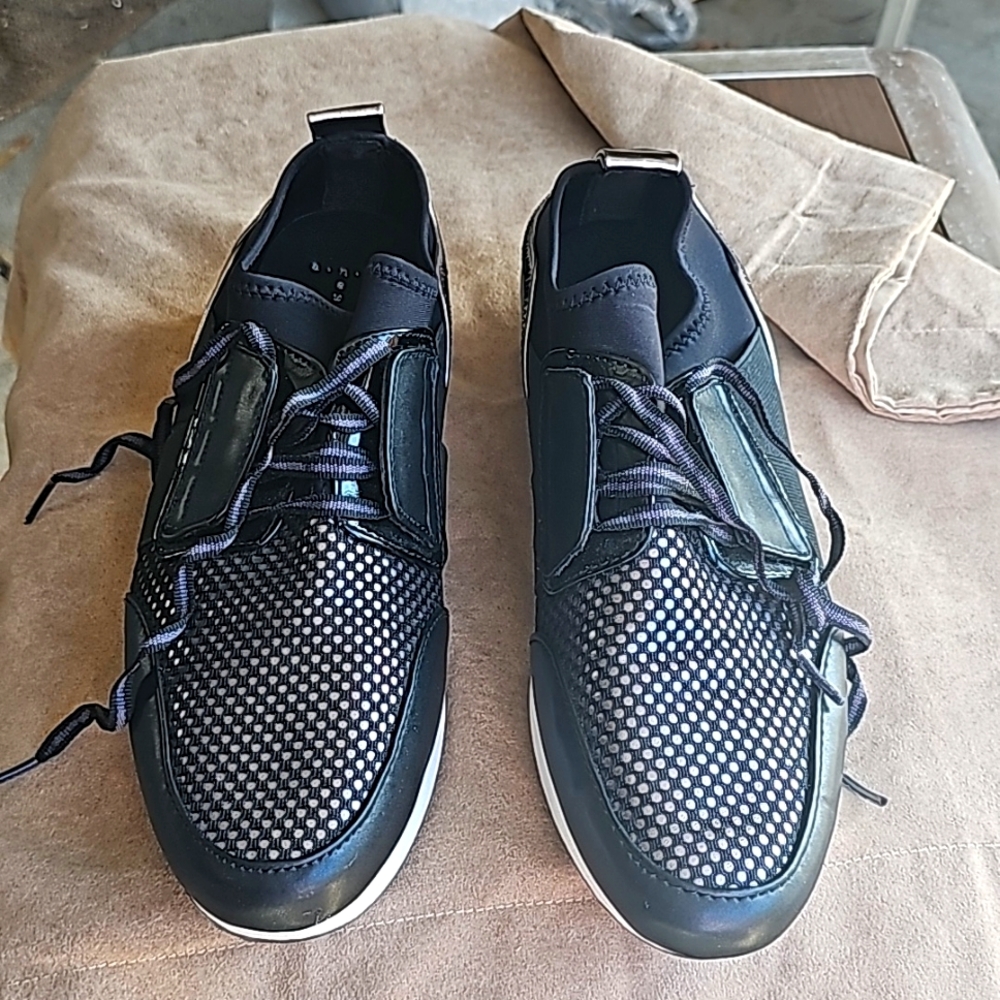 Black sneakers